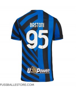 Günstige Inter Milan Alessandro Bastoni #95 Heimtrikot 2024-25 Kurzarm